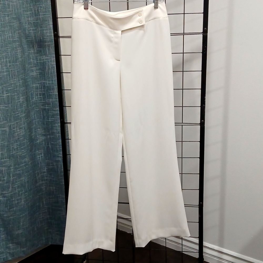 Yansi Fugel Cream Wide Leg Pants